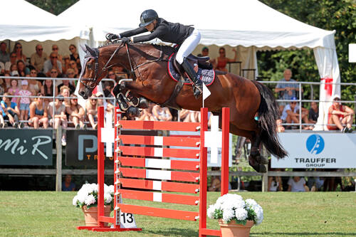 Eva Gautschi mit Beam me up Scotty vom Weihergut CH